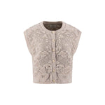 Fynch-Hatton - Ladies - Wool Vest - Cloudy Knit - Urban Taupe - 26097350 851 - Wildvine Clothing, Spalding, Lincolnshire