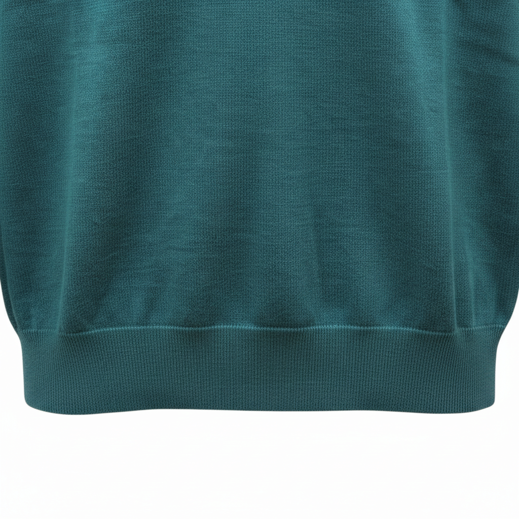 Fynch-Hatton - Mens Knitwear - Superfine Cotton Sweater - O'Neck - Teal - 1614210 673 - Wildvine Clothing, Spalding, Lincolnshire