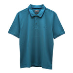 WILDVINE Clothing Co. teal 2-ply pique cotton polo shirt with a classic collar and button placket.