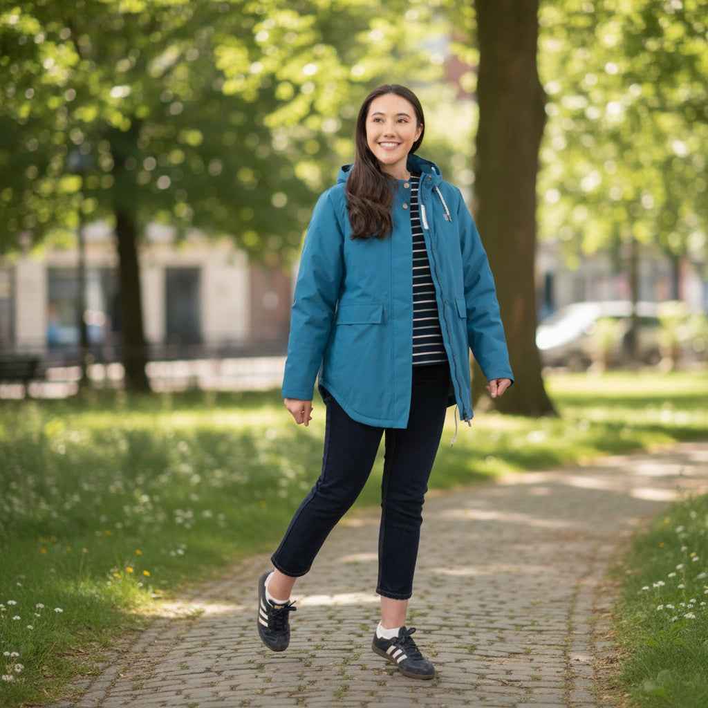 Lighthouse - Ladies Tess Coat - Teal - Wildvine Clothing, Spalding, Lincolnshire
