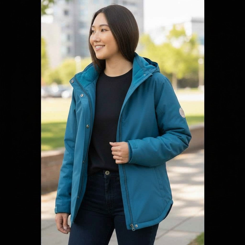 Lighthouse - Ladies Tess Coat - Teal - Wildvine Clothing, Spalding, Lincolnshire