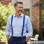 Van Buck - Mens - Royal Blue Trouser Braces - Wildvine Clothing, Spalding, Lincolnshire