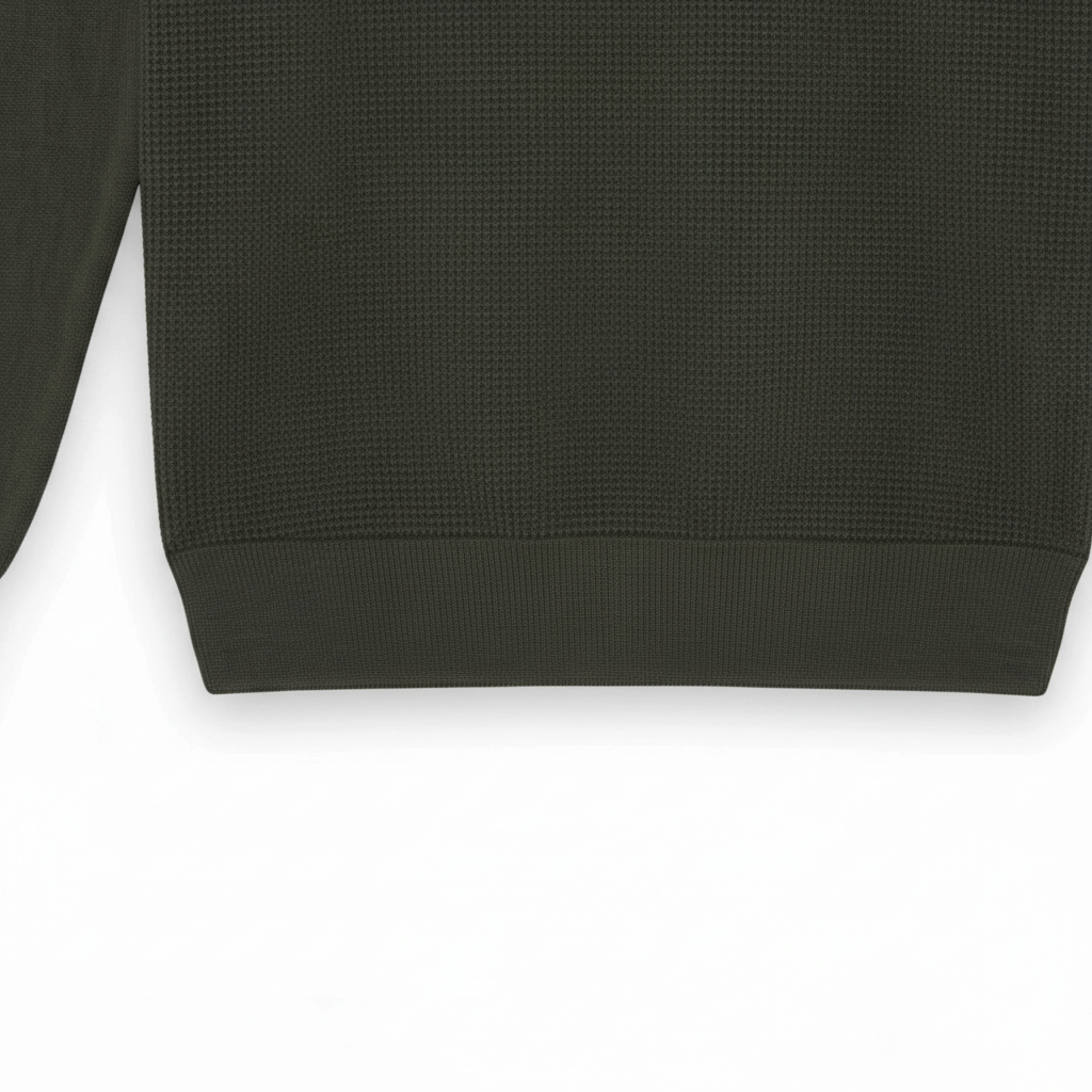 Lyle & Scott - Mens Panelled Waffle Knitted Polo - Shadow Slate - KN2570V Y321 - Wildvine Clothing, Spalding, Lincolnshire