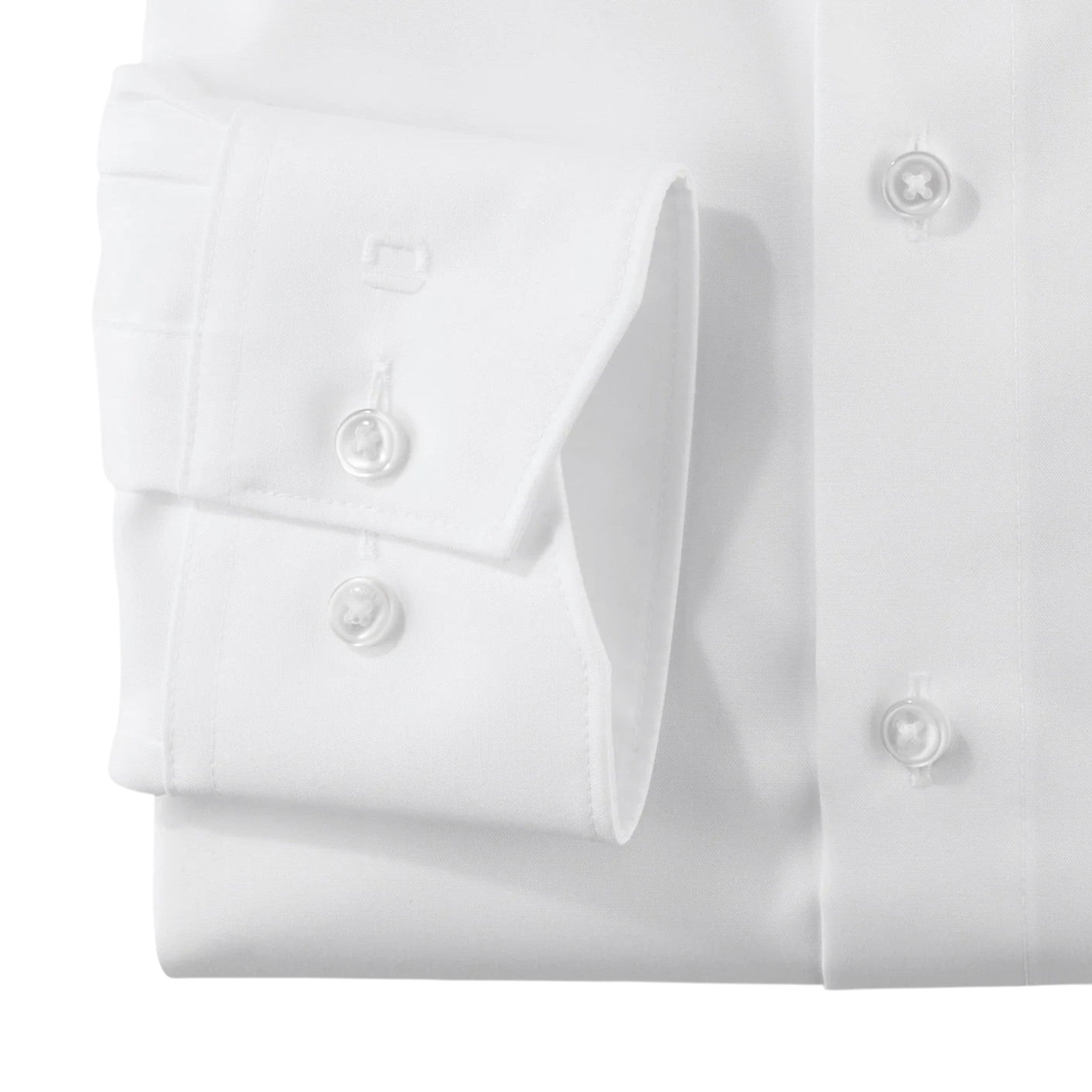 OLYMP - Mens Shirt - Luxor Modern Fit Shirt Plain White - Wildvine Clothing, Spalding, Lincolnshire