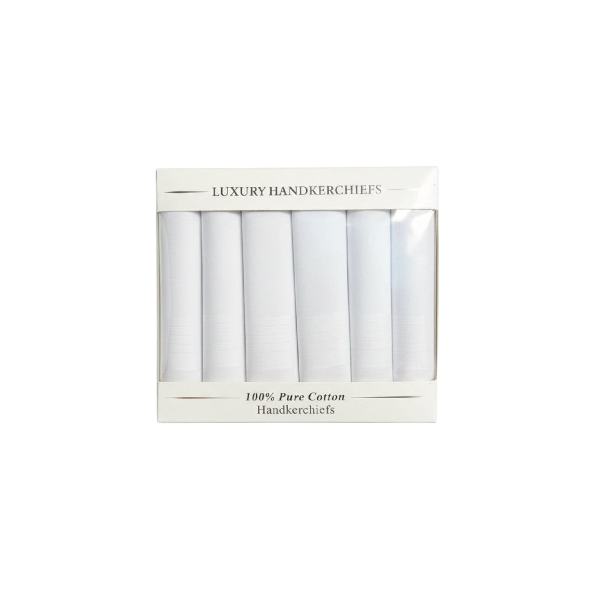 Le Chateau - Mens - Luxury Handkerciefs - White - Wildvine Clothing, Spalding, Lincolnshire