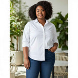 Fynch-Hatton - Ladies Blouse - CL Oxford - White 111 - Wildvine Clothing, Spalding, Lincolnshire