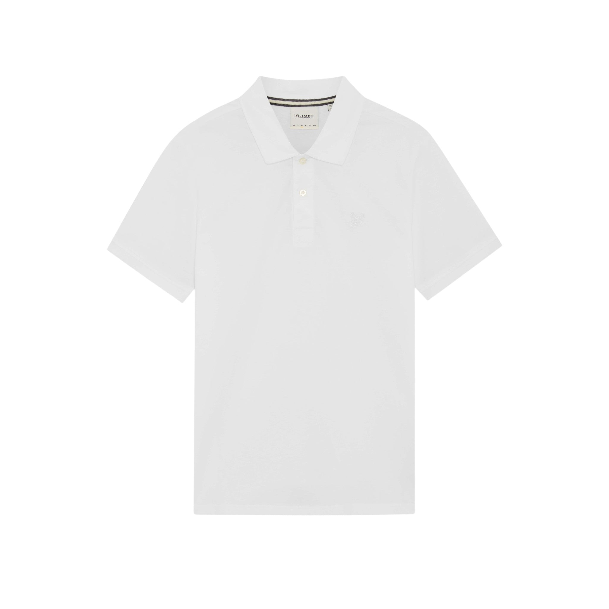 Lyle & Scott - Mens Pintuck Cuff Polo Shirt - White - Tonal - SP2454V 626 - Wildvine Clothing, Spalding, Lincolnshire
