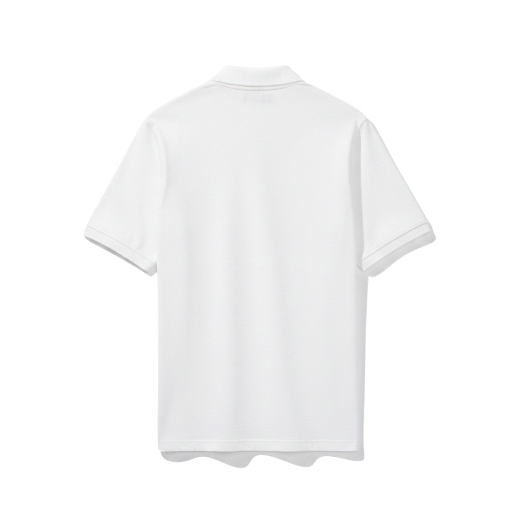 Lyle & Scott - Mens Tonal Eagle Polo Shirt - White 626 - Wildvine Clothing, Spalding, Lincolnshire