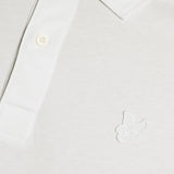 Lyle & Scott - Mens Pintuck Cuff Polo Shirt - White - Tonal - SP2454V 626 - Wildvine Clothing, Spalding, Lincolnshire