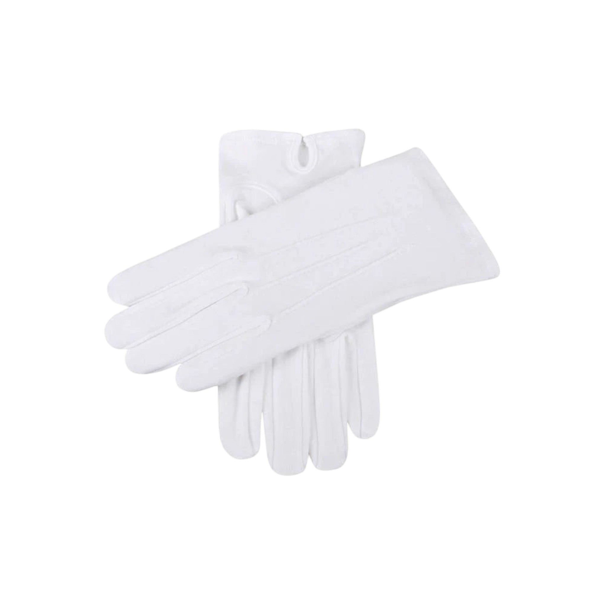 Dents - White Gloves - Savoy cotton - White - Wildvine Clothing, Spalding, Lincolnshire