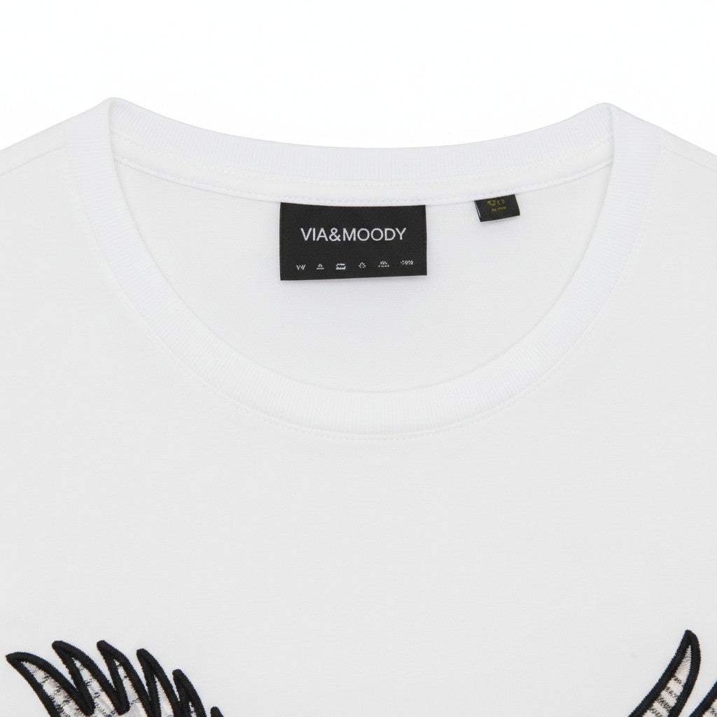 Lyle & Scott - Mens Check Eagle T-Shirt - White TS2461V 626 - Wildvine Clothing, Spalding, Lincolnshire