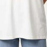Ladies - Embellished Italian Summer T-shirt - White - Wildvine Clothing, Spalding, Lincolnshire