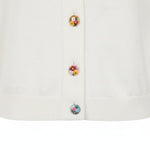 Alice Collins - Daphne Cardigan - White - Wildvine Clothing, Spalding, Lincolnshire