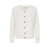 Alice Collins - Daphne Cardigan - White - Wildvine Clothing, Spalding, Lincolnshire