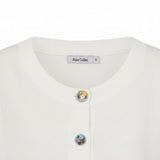 Alice Collins - Daphne Cardigan - White - Wildvine Clothing, Spalding, Lincolnshire