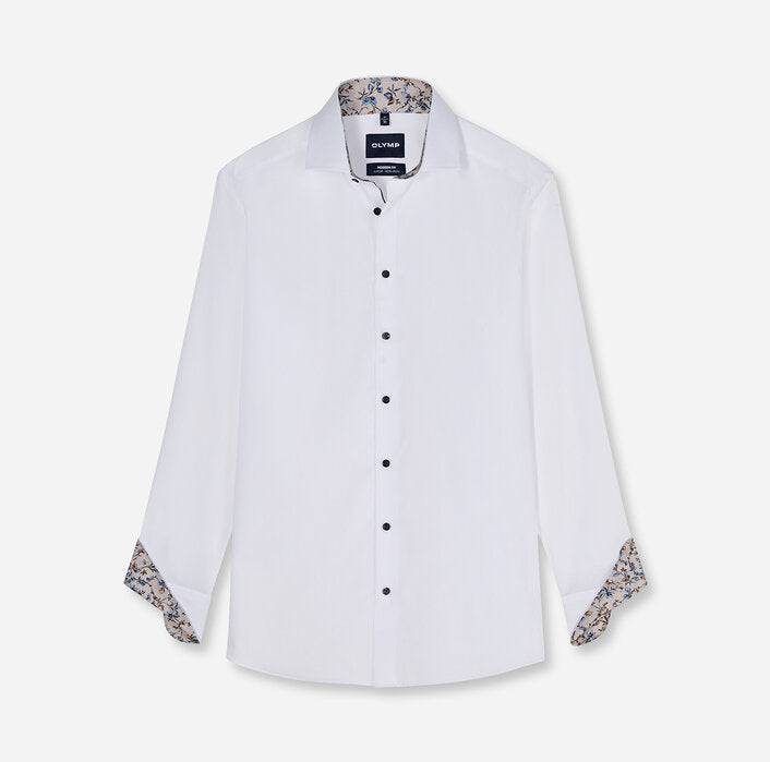 OLYMP - Mens Shirt - Luxor Modern Fit - Global Kent - White - 133824 00 - Wildvine Clothing, Spalding, Lincolnshire