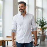 OLYMP - Mens Shirt - Luxor Modern Fit - Global Kent - White - 133824 00 - Wildvine Clothing, Spalding, Lincolnshire