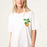 Ladies - Embellished Italian Summer T-shirt - White - Wildvine Clothing, Spalding, Lincolnshire
