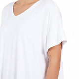 Misumi - Ladies - Oversize T shirt - White - Wildvine Clothing, Spalding, Lincolnshire