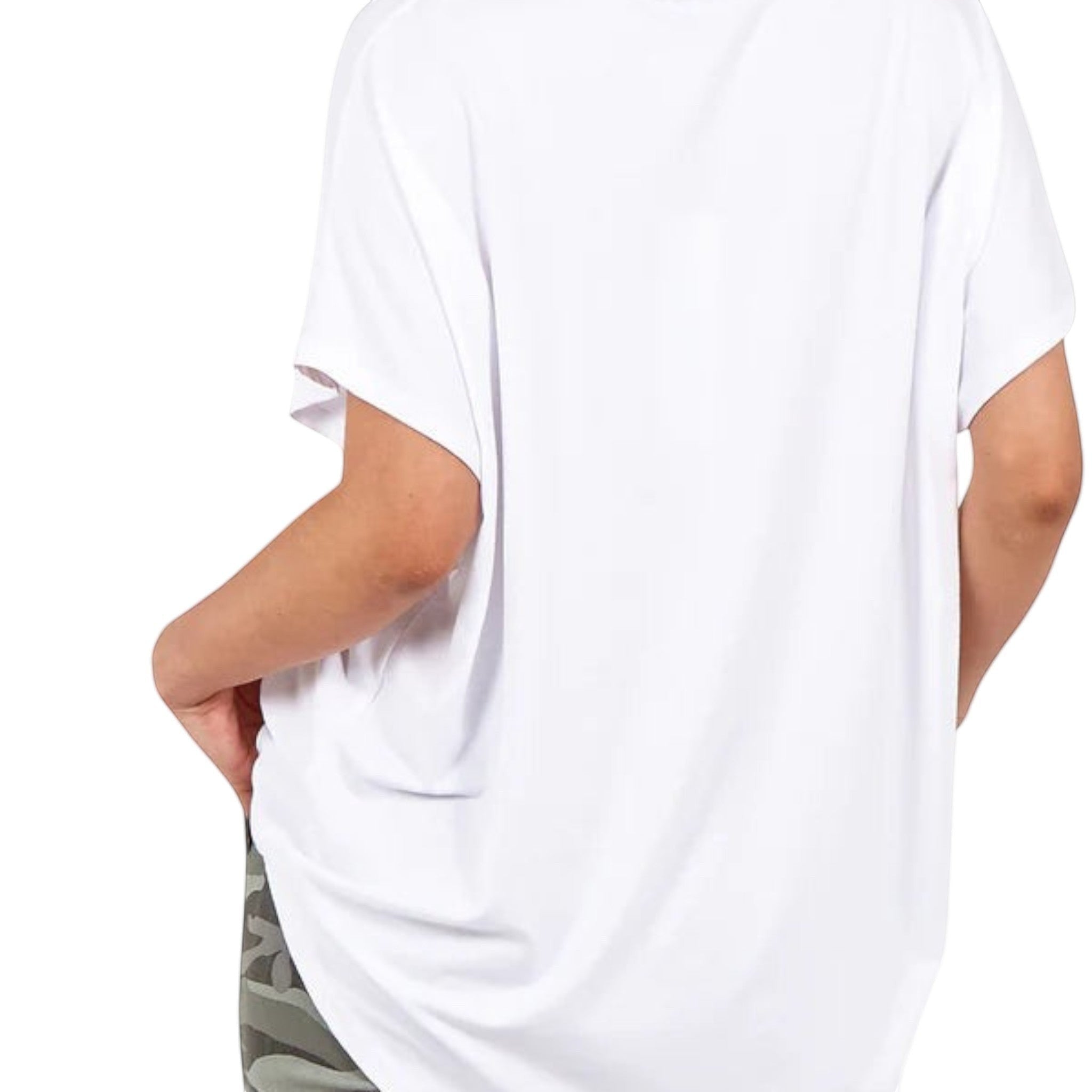 Misumi - Ladies - Oversize T shirt - White - Wildvine Clothing, Spalding, Lincolnshire