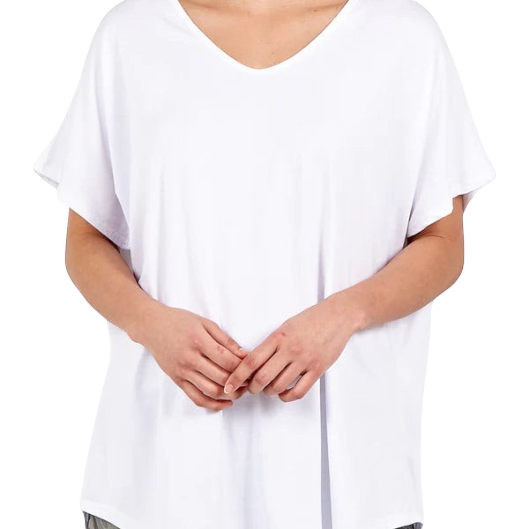 Misumi - Ladies - Oversize T shirt - White - Wildvine Clothing, Spalding, Lincolnshire