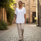 Misumi - Ladies - Oversize T shirt - White - Wildvine Clothing, Spalding, Lincolnshire