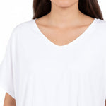 Misumi - Ladies - Oversize T shirt - White - Wildvine Clothing, Spalding, Lincolnshire