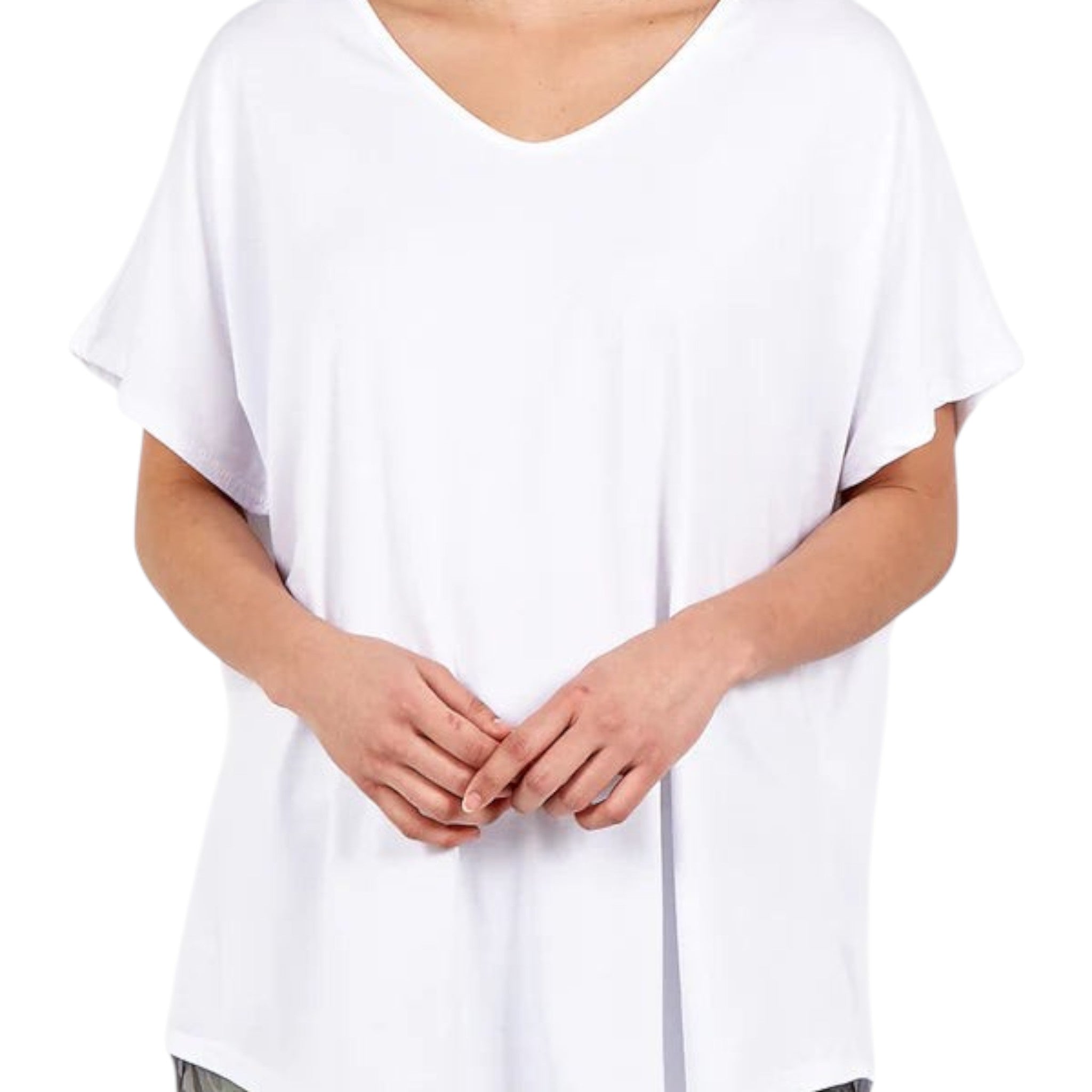 Misumi - Ladies - Oversize T shirt - White - Wildvine Clothing, Spalding, Lincolnshire