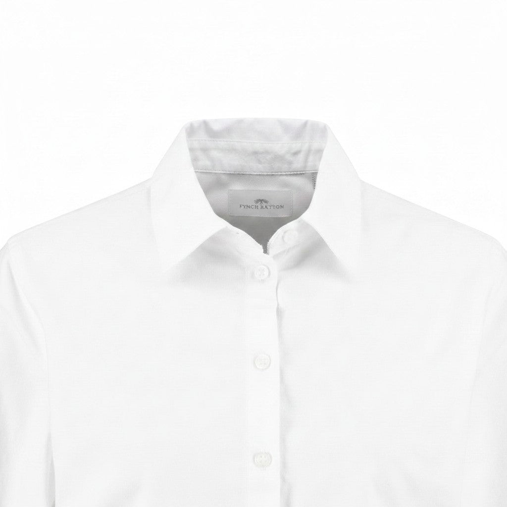 Fynch-Hatton - Ladies Blouse - CL Oxford - White 111 - Wildvine Clothing, Spalding, Lincolnshire