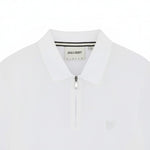 Lyle & Scott - Mens Superfine Pique Zip Polo Shirt - White 626 - Wildvine Clothing, Spalding, Lincolnshire