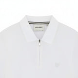 Lyle & Scott - Mens Superfine Pique Zip Polo Shirt - White 626 - Wildvine Clothing, Spalding, Lincolnshire
