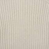 Fynch-Hatton - Mens Knitwear - 2-Tone Ribbed Zip Cardigan - Snow White - 1609618 829 - Wildvine Clothing, Spalding, Lincolnshire