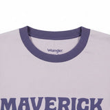 Wrangler Womens T-Shirt – Ringer Tee Evening Haze - White - Wildvine Clothing, Spalding, Lincolnshire