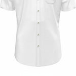 Fynch-Hatton Men's Regular Short Sleeve Casual Shirt - Solid Slub – White - Wildvine Clothing, Spalding, Lincolnshire