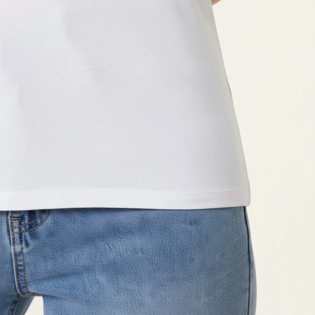Ladies - Embellished Hot Air Balloon T-shirt - White - Wildvine Clothing, Spalding, Lincolnshire