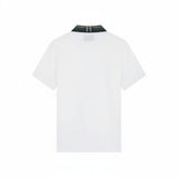 Lyle & Scott - Mens Tartan Collar Polo Shirt - 626 White - Wildvine Clothing, Spalding, Lincolnshire