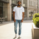 Lyle & Scott - Mens Tartan Collar Polo Shirt - White / Brown - SP2531V Y651 - Wildvine Clothing, Spalding, Lincolnshire
