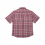 Gurteen - Mens - Seville - Modern Fit / Short Sleeved - Wine Check 852 - Wildvine Clothing, Spalding, Lincolnshire