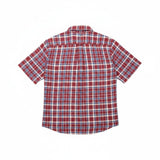 Gurteen - Mens - Seville - Modern Fit / Short Sleeved - Wine Check 852 - Wildvine Clothing, Spalding, Lincolnshire
