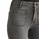 Wrangler Womens Jeans – Flare Frosted Fronts - Flare / Mid Rise - Charcoal - Wildvine Clothing, Spalding, Lincolnshire