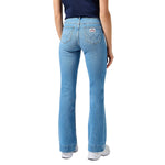Wrangler Womens Jeans – Flare Hazel - Flare / Mid Rise - Blue - Wildvine Clothing, Spalding, Lincolnshire