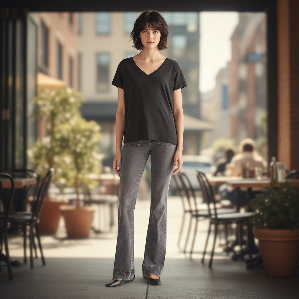 Wrangler Womens Jeans – Flare Frosted Fronts - Flare / Mid Rise - Wildvine Clothing, Spalding, Lincolnshire