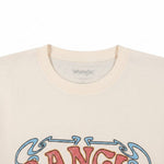 Wrangler Womens T-Shirt – Girlfriend Tee - Worn White - Wildvine Clothing, Spalding, Lincolnshire