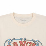 Wrangler Womens T-Shirt – Girlfriend Tee - Worn White - Wildvine Clothing, Spalding, Lincolnshire