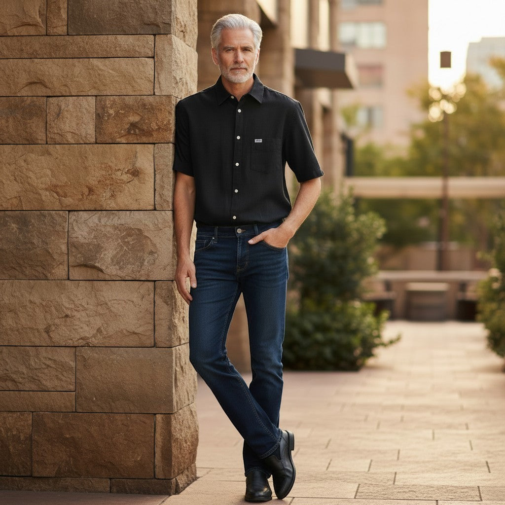 Wrangler Mens Jeans – Greensboro Wild Horse - Regular Fit / Straight Leg - Wildvine Clothing, Spalding, Lincolnshire