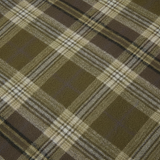WILDVINE Clothing Co. Wrangler western shirt fabric featuring a green and brown plaid pattern with soft texture