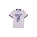 Wrangler Womens T-Shirt – Ringer Tee Evening Haze - White - Wildvine Clothing, Spalding, Lincolnshire