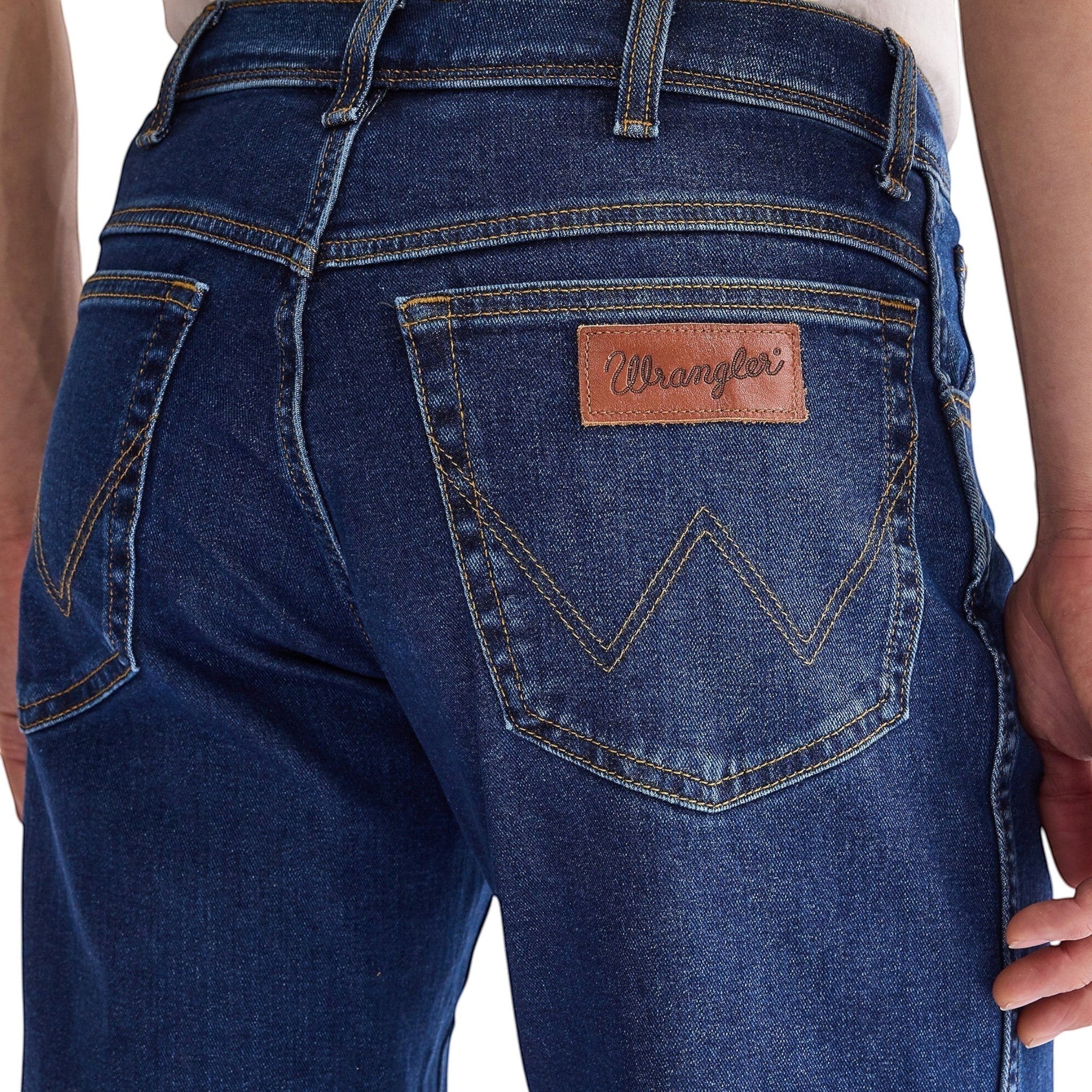 Wrangler Mens Jeans – Texas Darkstone- Regular Fit / Straight Leg - Wildvine Clothing, Spalding, Lincolnshire