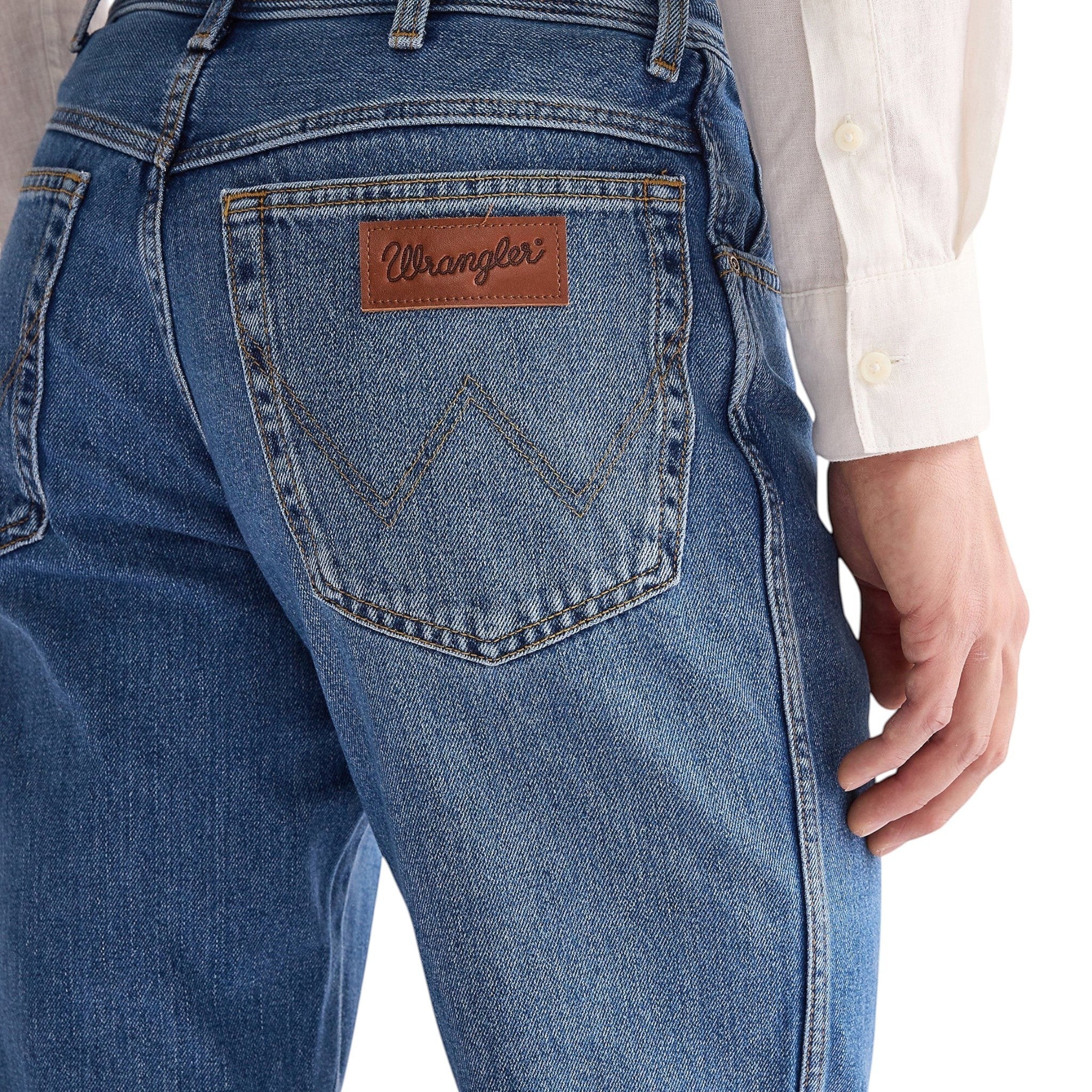 Wrangler Mens Jeans – Texas Vintage Stonewash - Regular Fit / Straight Leg - Wildvine Clothing, Spalding, Lincolnshire