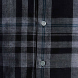 Lyle & Scott - Mens Tartan Corduroy Shirt - Jet Black / White W189 - Wildvine Clothing, Spalding, Lincolnshire